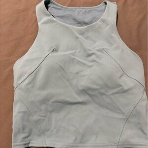 lululemon athletica light sage green Crop Top